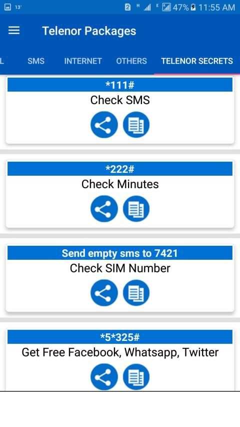 My Telenor Packages Free 2019 screenshot 3