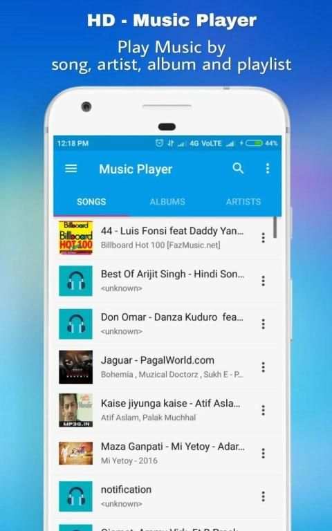 Music player - mp3 player स्क्रीनशॉट 5