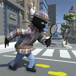 ikon Stickman Detective - Super Rope Hero Game