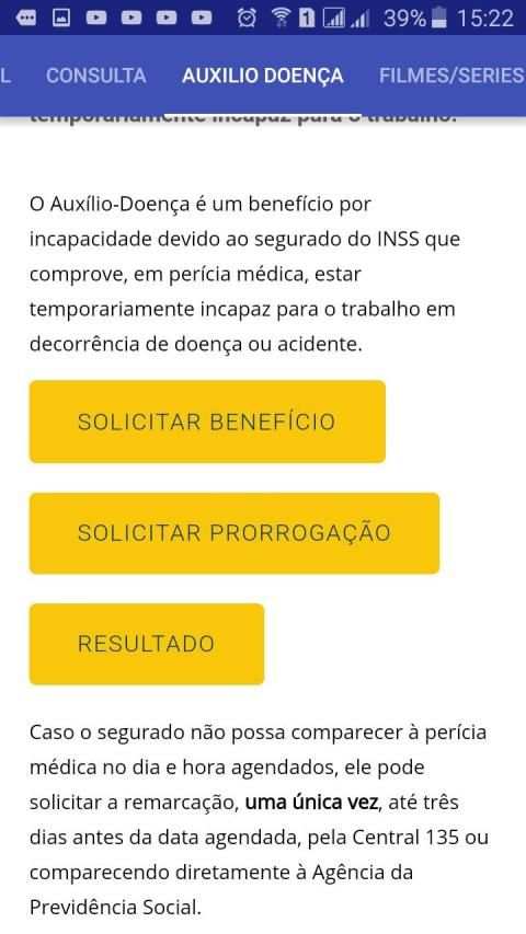 INSS - Consultar Resultado 3 تصوير الشاشة