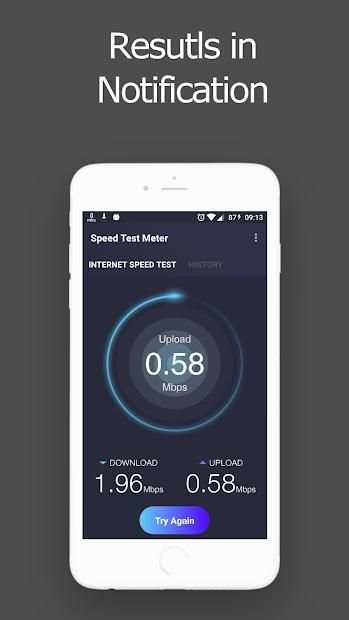 SpeedTest Lite: Internet Speed Meter screenshot 1