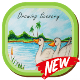 Drawing Scenery Art Easy icon
