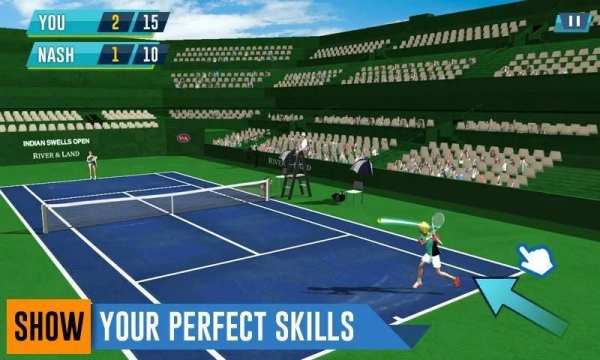 Tennis Ultimate 3D Pro - Virtual Tennis स्क्रीनशॉट 2