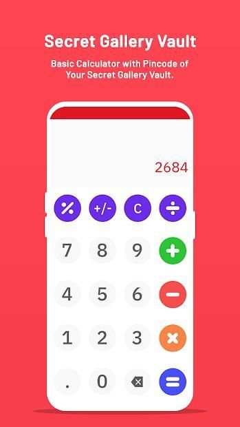 Calculator Private Gallery Vault स्क्रीनशॉट 4