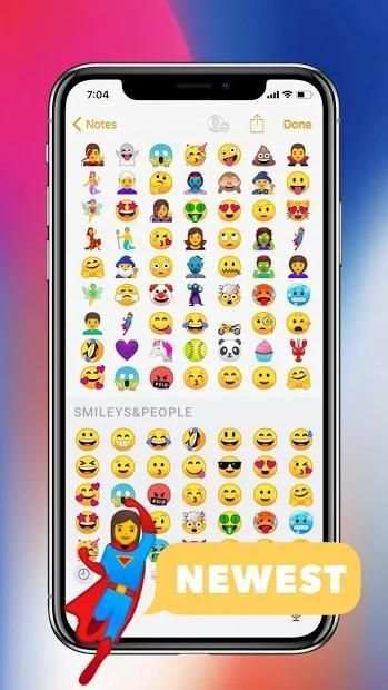Emoji phone X for Android screenshot 2