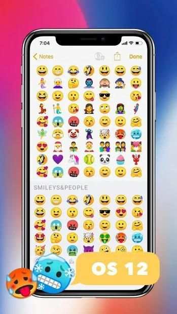 Emoji phone X for Android screenshot 1