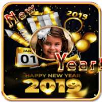 Happy New Year Photo Frames & 2019 Greeting Cards