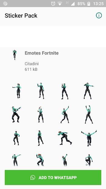 fortnite emote stickers