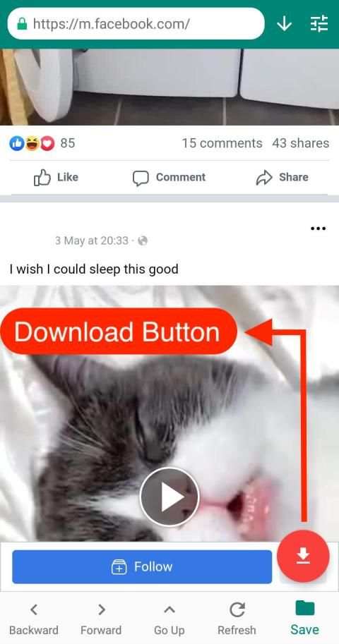 HD Facebook Video Downloader स्क्रीनशॉट 3