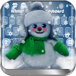 ikon Winter Snowman Keyboard Theme