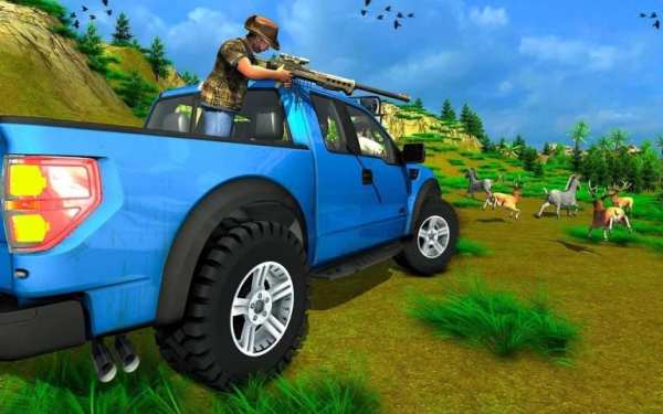 Animal Hunters- Safari Jeep Driving स्क्रीनशॉट 4