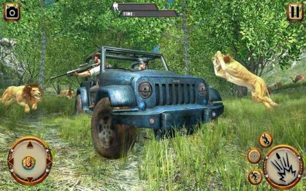 Animal Hunters- Safari Jeep Driving स्क्रीनशॉट 2