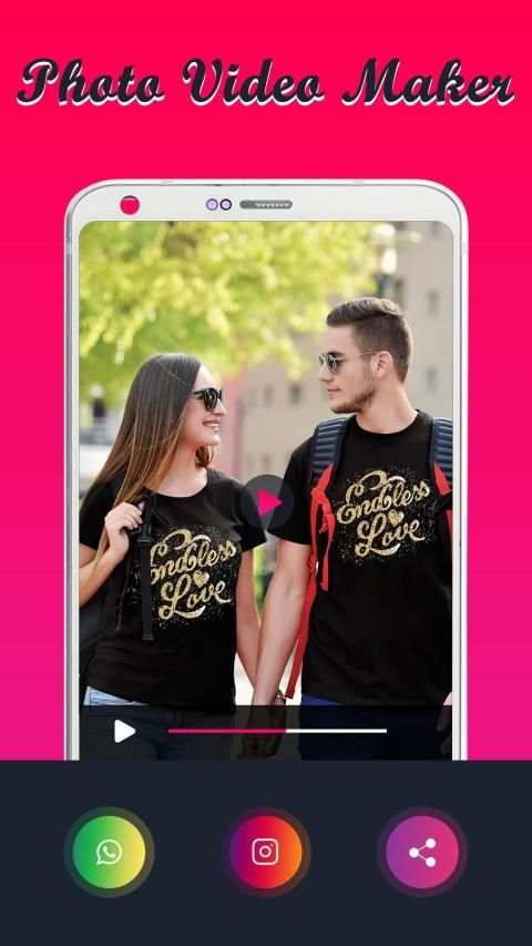 Photo video maker with song 2019 screenshot 1