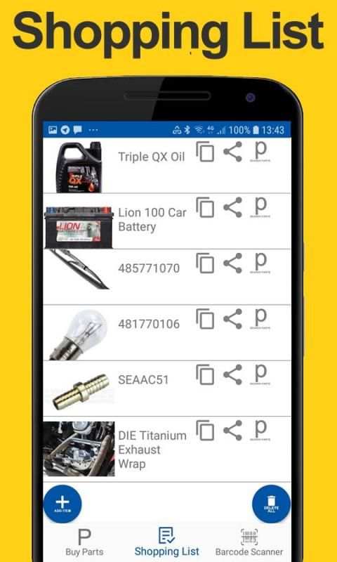 Auto Parts Scanner - Car Parts Barcode Reader स्क्रीनशॉट 3