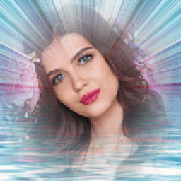 स्पलैश रंग फोटो प्रभाव और फोटो मर्ज आइकन