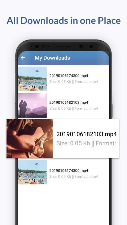 Video Downloader For Facebook Video Downloader screenshot 1