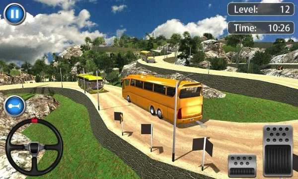 Bus Racing Competition - Driving On Highway स्क्रीनशॉट 1