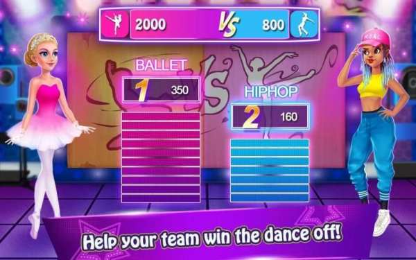 Dance War - Ballet vs Hiphop ❤ Free Dancing Games screenshot 1