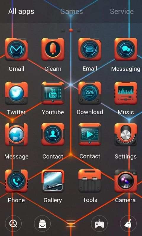 Torn Future Go Launcher Theme screenshot 3