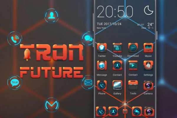 Torn Future Go Launcher Theme screenshot 1