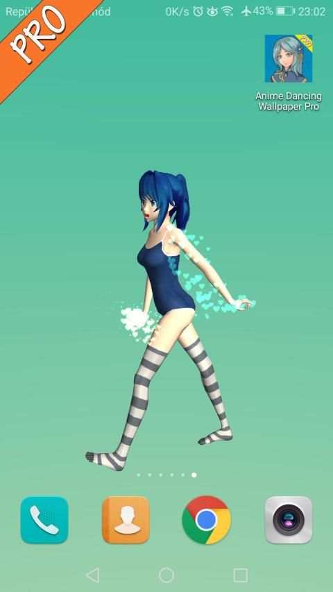 Anime Dancing Live Wallpaper Lite screenshot 8