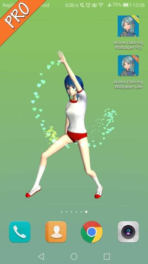 Anime Dancing Live Wallpaper Lite screenshot 5