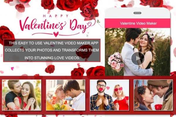 Valentine Day Video Maker 2019 - Love Slideshow screenshot 4
