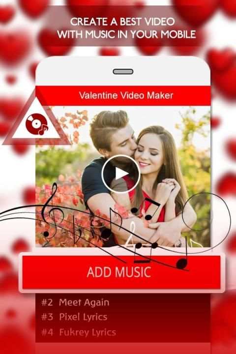 Valentine Day Video Maker 2019 - Love Slideshow screenshot 2