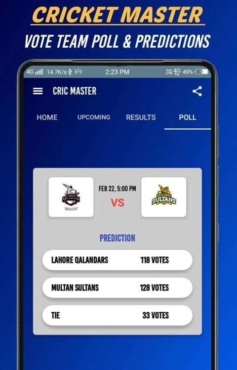 Cricket Master - Live Cricket Score स्क्रीनशॉट 5