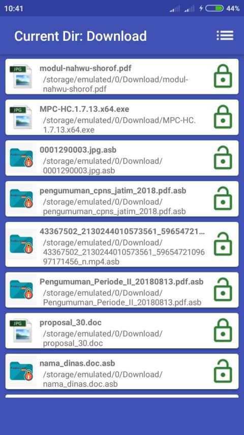 Best Folder Lock 2019 स्क्रीनशॉट 2