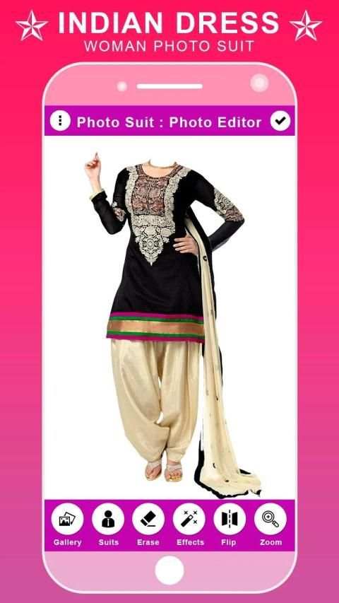Indian Woman Dress Photo Suit screenshot 8