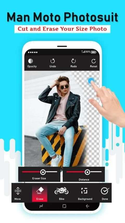 Men Moto Photo Suit screenshot 5