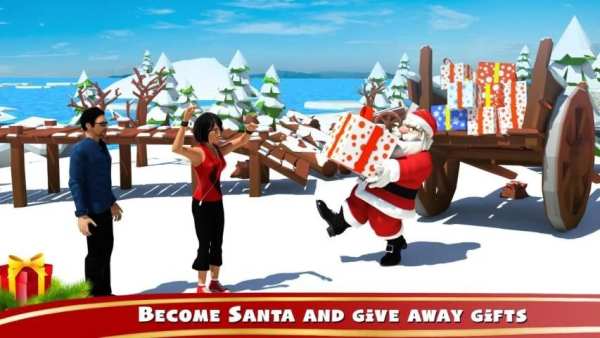 Ice cream Bike Driving Simulator: Christmas screenshot 8