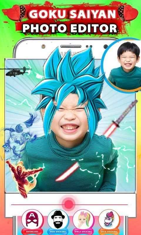 Goku Super Saiyan Photo Editor screenshot 4