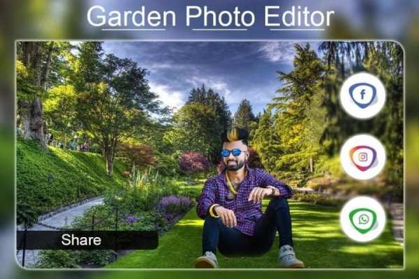 Garden Photo Frame Editor 2019 - Photo Editor screenshot 2