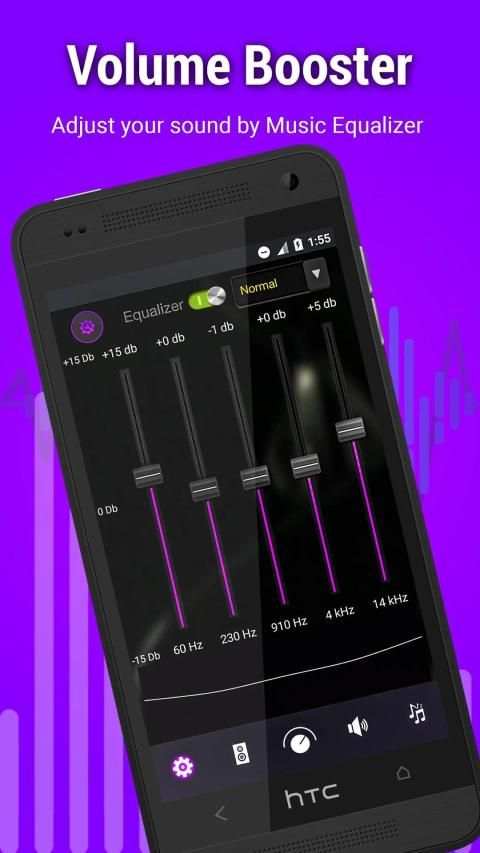 Volume Booster and Bass booster with Music Player screenshot 3