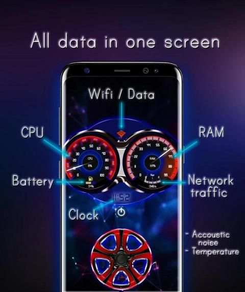 Car Dashboard Live Wallpaper II स्क्रीनशॉट 14
