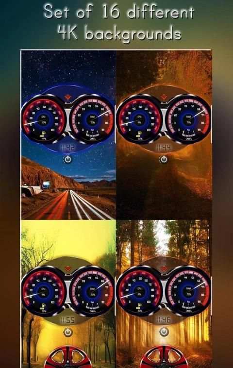 Car Dashboard Live Wallpaper II स्क्रीनशॉट 11