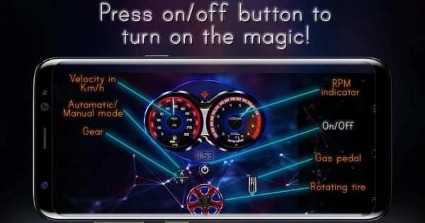 Car Dashboard Live Wallpaper II स्क्रीनशॉट 6