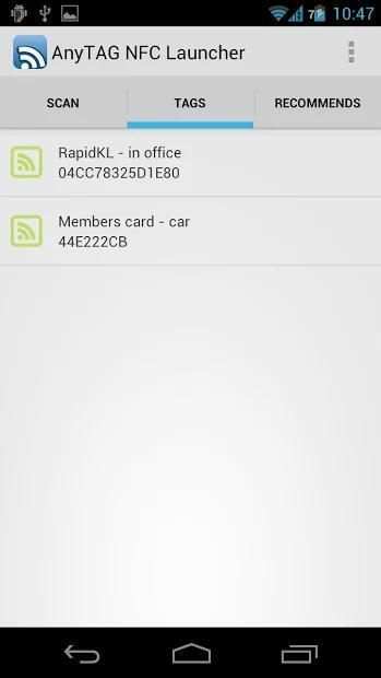 AnyTAG NFC Launcher screenshot 3