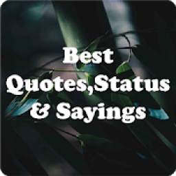 Best Quotes,Status & Sayings