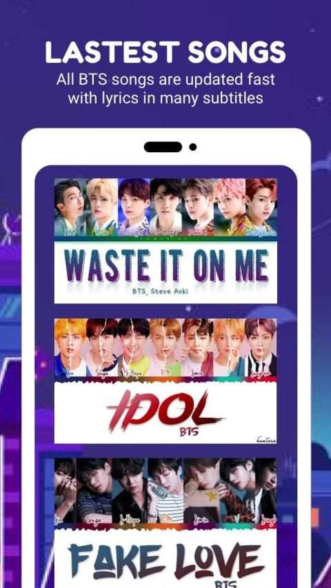 BTS Karaoke - BTS Kpop Music screenshot 4