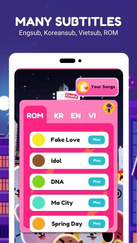 BTS Karaoke - BTS Kpop Music screenshot 3