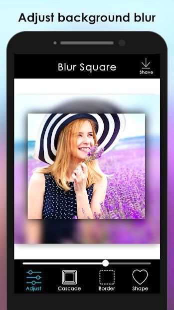 Blur Photo Square : Image Blur editor स्क्रीनशॉट 1