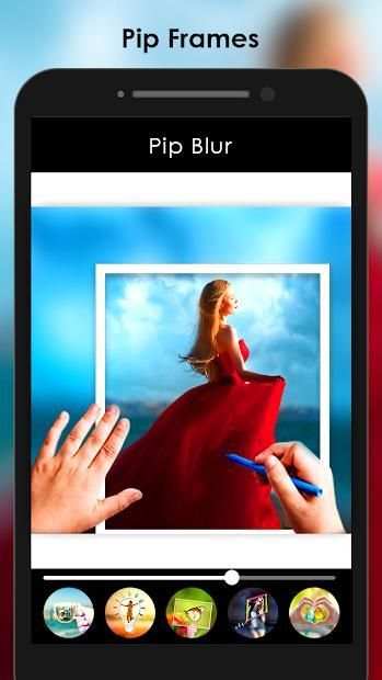 Blur Photo Square : Image Blur editor स्क्रीनशॉट 4