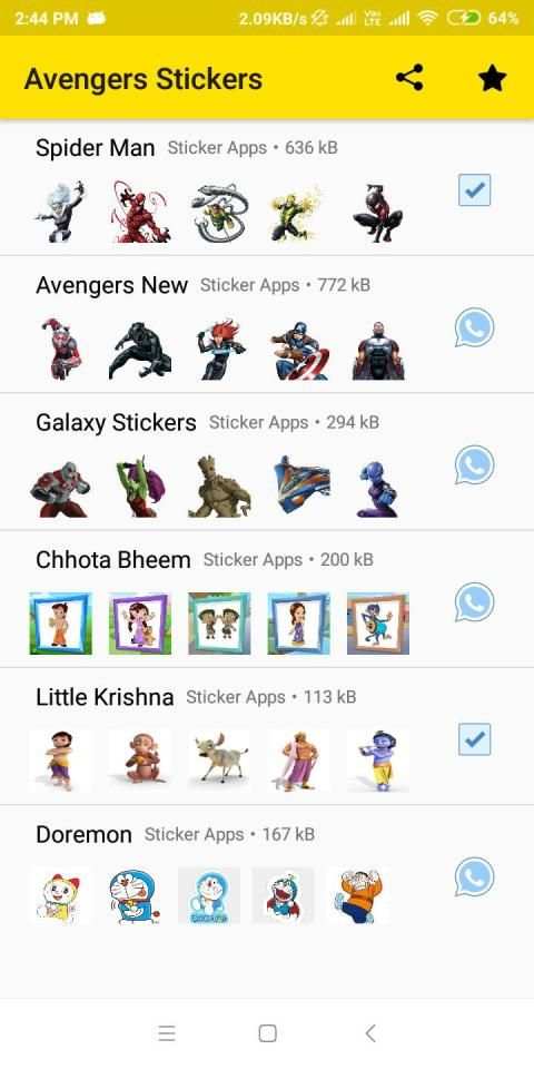 Avengers WA Stickers screenshot 6