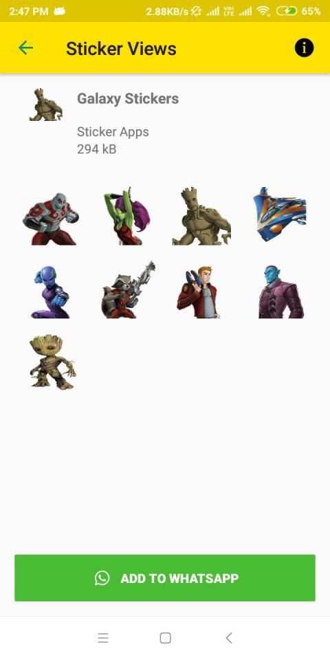 Avengers WA Stickers screenshot 3