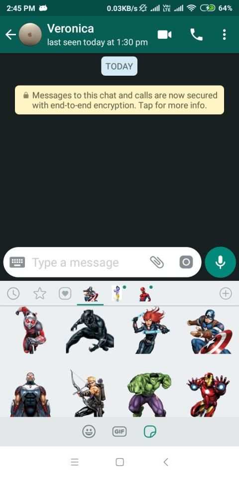 Avengers WA Stickers screenshot 1