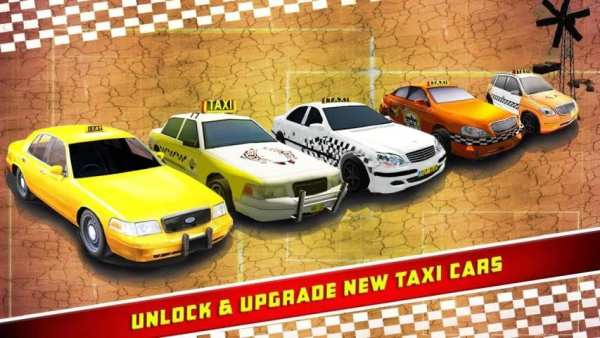 Crazy Taxi Racer 3D screenshot 2