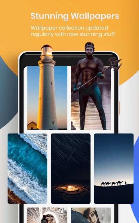 New Phone Screen Lock with HD Wallpapers 2 تصوير الشاشة